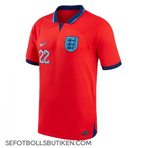 England Jude Bellingham #22 Replika Borta matchkläder VM 2022 Korta ärmar